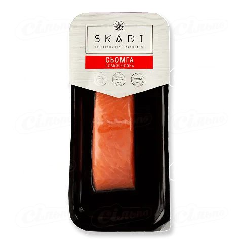Сьомга слабосолона Skadi філе шматок, кг