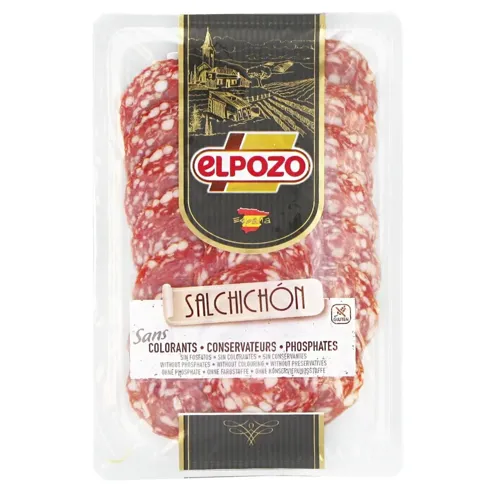 Ковбаса Elpozo сиров’ялена Сальчічон нарізана 80г