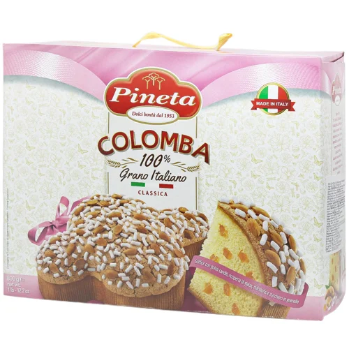 Панеттон Pineta Colomba з мигдалем та цукатами 800г