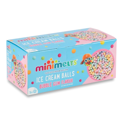 Морозиво З Цукром І Підсолоджувачем Bubble Gum, В/ґ, К/у 2х50г