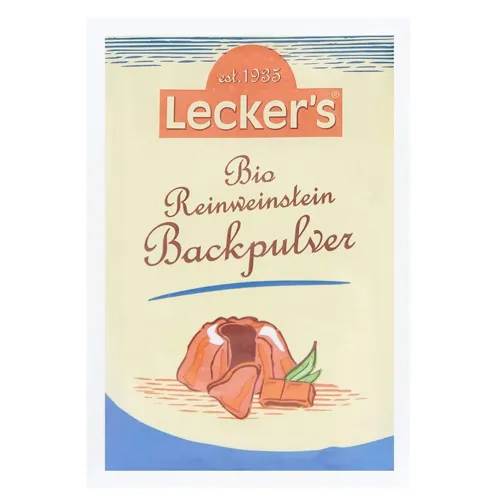 Розпушувач Lecker's для випічки органічний 4шт х 21г