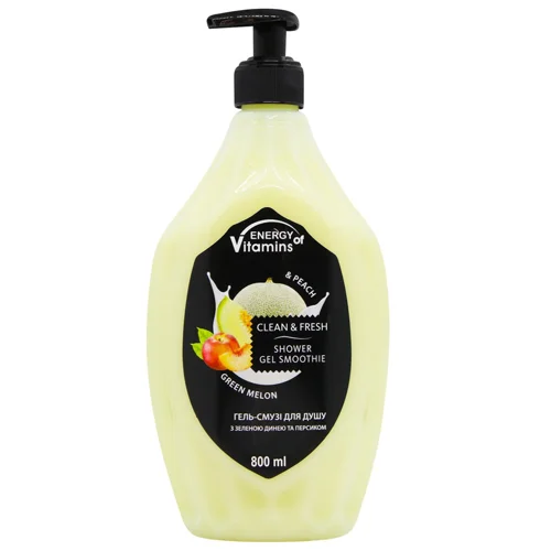 Гель для душу Energy of Vitamins Green Melon&Peach 800мл