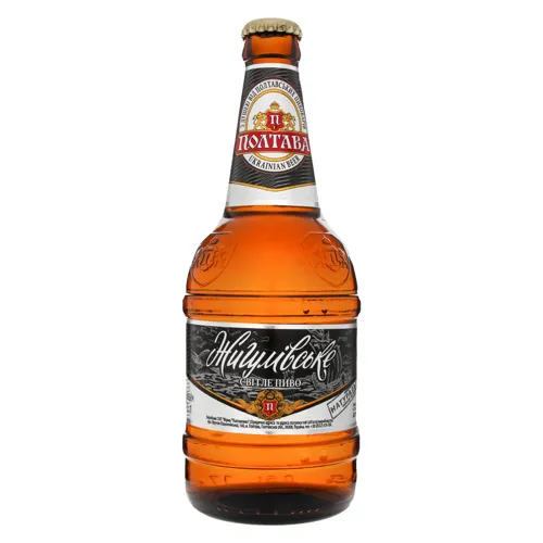 Пиво 0.5л 4.9% світле Жигулівське Полтава пл