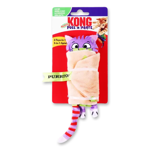 Іграшка Для Котів Kong Pull-A-Partz Purrito, Пластикова Пляшка, 1г