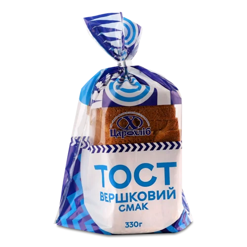 Хліб Тост Вершковий, в/ґ, 330г