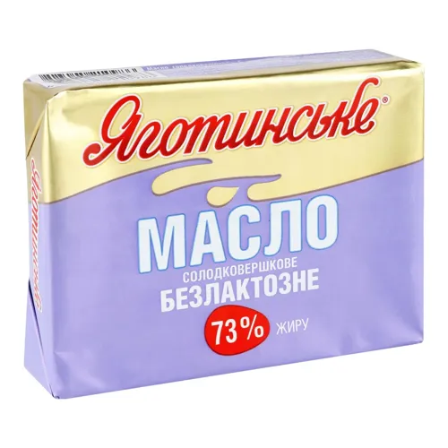 Масло Яготинське солодковершкове безлактозне 73% 180г