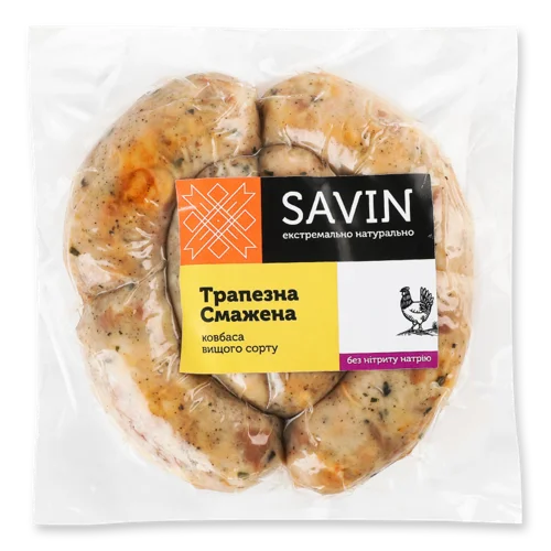Ковбаса З М'яса Птиці Смажена Трапезна Savin, кг