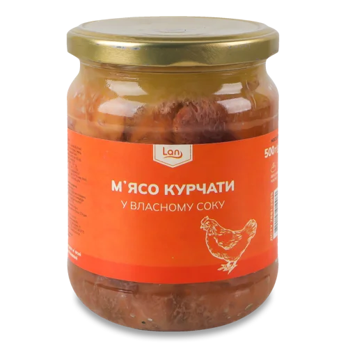 М'ясо Курчати Власного Соку, С/Б, 500г