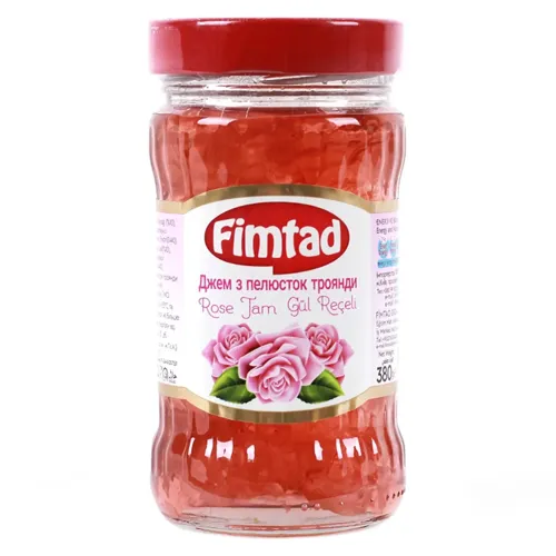 Джем Fimtad з пелюсток троянди 380г