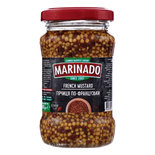 Гірчиця По-французьки Маринадо 180г