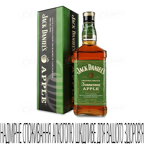 Лікер Jack Daniel's Tennessee Apple в подарунковій коробці, 0,7л