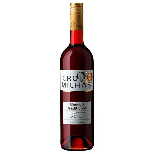 Вино Croix Milhas Banyuls червоне солодке кріплене 16% 0,75л