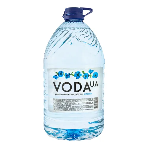 Вода питна негазована Карпатська джерельна високогірна Voda UA п/пл 6л