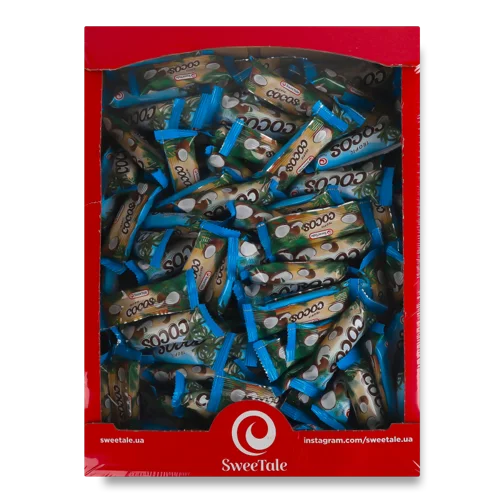 Цукерки Глазуровані Зі Збивним Корпусом Тропік Кокос, кг