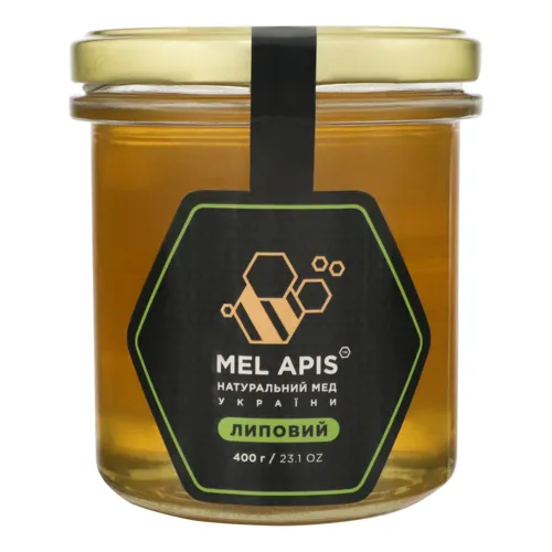 Мед липовий натуральний Mel Apis с/б 400г