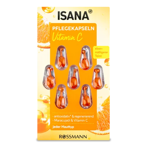 Капсули для Обличчя Vitamin C Isana, 7 шт, в/с