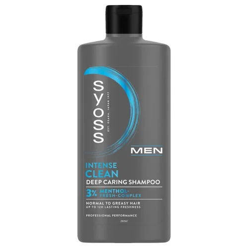 Шампунь Syoss Men Clean&Cool з Ментолом для нормального та жирного волосся 440мл