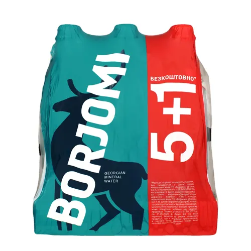 Вода мінеральна сильногазована Borjomi м/у 6х0.5л