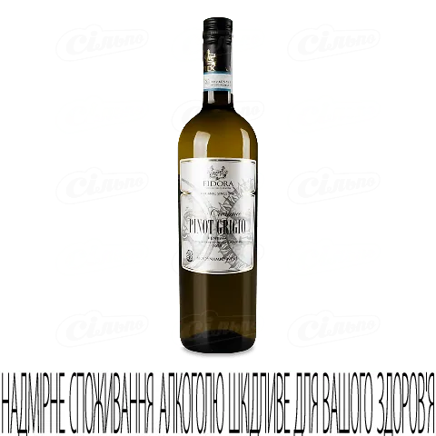 Вино Fidora Pinot Grigio Organic DOC Venezia, 0,75л