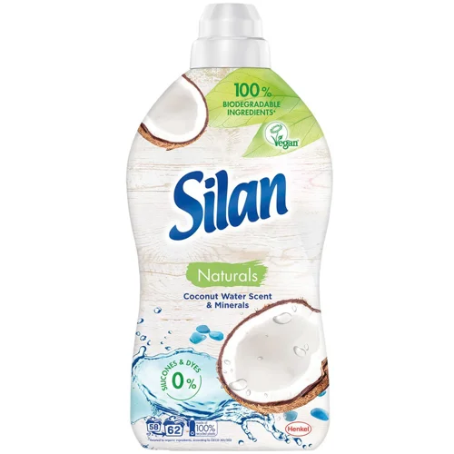 Ополіскувач для білизни Silan Naturals Кокосова вода та мінерали 1,1л