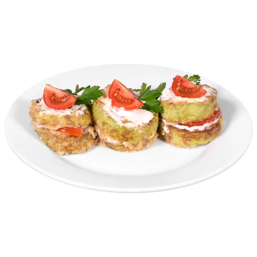 Стейк із кабачків та помідорів ваг. Кулінар.