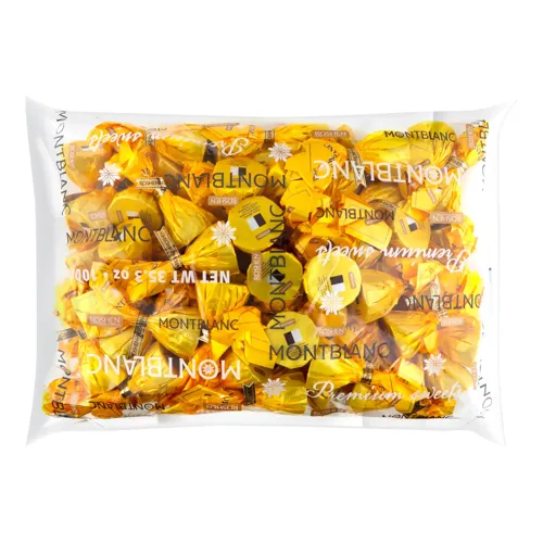 Цукерки пралінові з шоколадом та сезамом Montblanc Roshen м/у 1кг