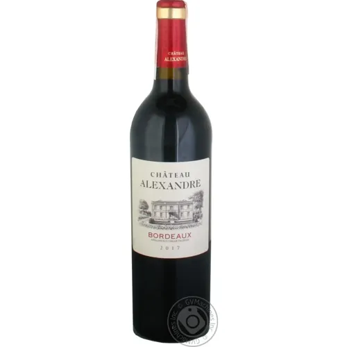 Вино Chateau Alexandre Bordeaux червоне сухе 12,5% 0,75л