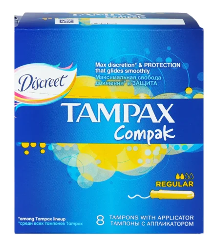 Тампони Compak Lites Tampax, Вищого ґатунку, 8 шт