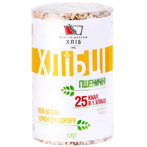 Хлібці пшеничні Просто добрий хліб 100г