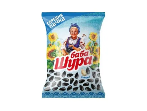 Насіння соняшника Баба Шура смажене солоне 110г