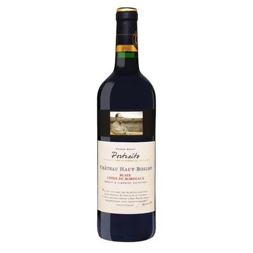 Вино Les Portraits Chateau Haut-Boilon Blaye Cotes de Bordeaux червоне сухе 13.5% 0,75л