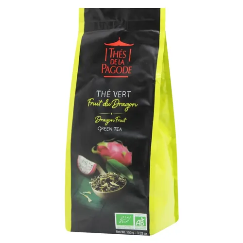Чай зелений Thes De la Pagode Dragon Fruit 100г