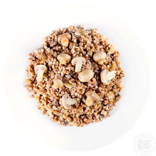 Гречана каша з грибами