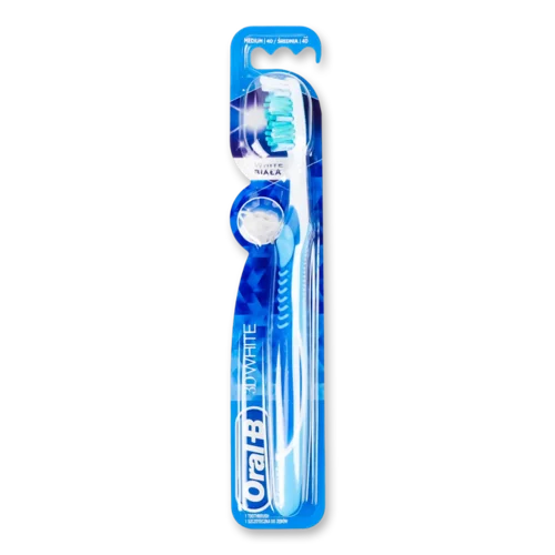 Щітка зубна Oral-B 3DWhite Відбілювання 40 cередньої жорсткості