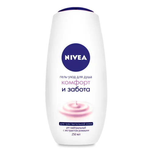 Гель-Догляд Для Душу Комфорт Та Турбота Nivea, 250мл