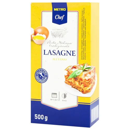 Лазанья яєчна Metro Chef 500г