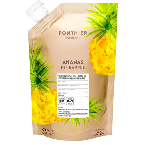 Пюре Ponthier Ананас 1кг