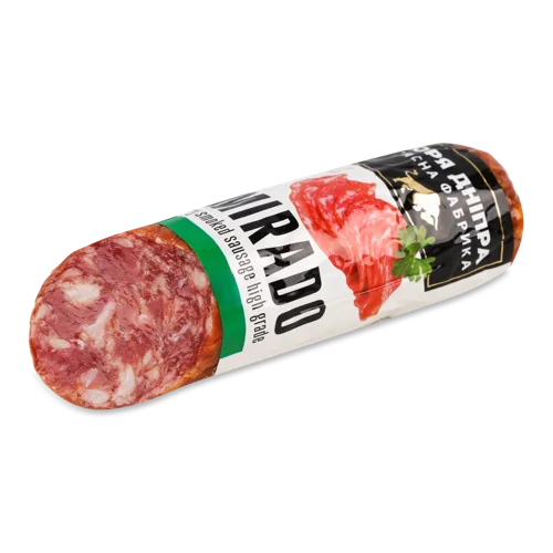 Ковбаса Напівкопчена Mirado Зоря Дніпра, Половинка, кг