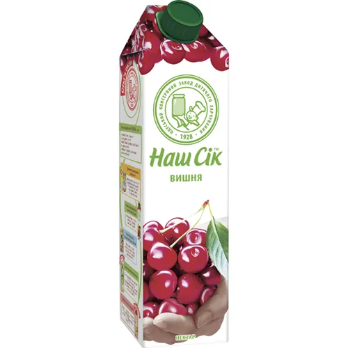 Нектар Наш сік Вишня 0.95л
