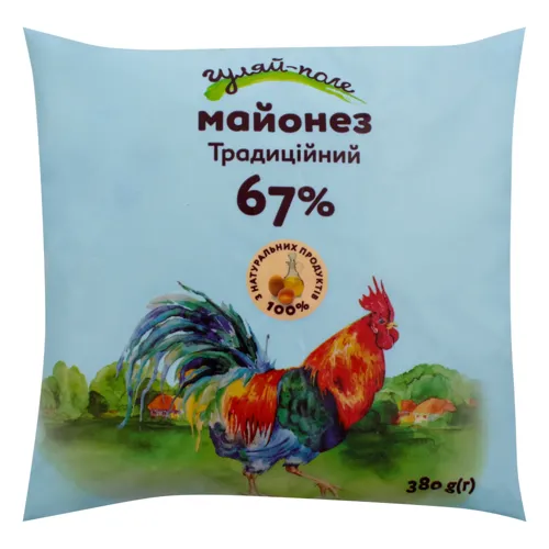 Майонез 67% Традиційний Гуляй-поле м/у 380г
