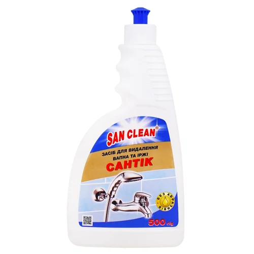 Засіб чистячий San Clean для видалення іржі та вапна запаска 500г