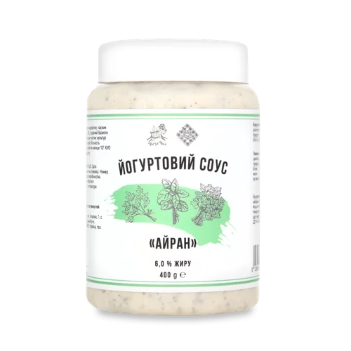Соус-Йогурт Лавка Традицій, Коза Чка, Айран 6%, 200г