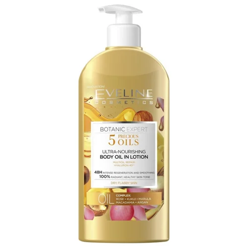 Бальзам-олія Eveline Cosmetics 5 Дорогоцінних олій для сухої шкіри 350мл