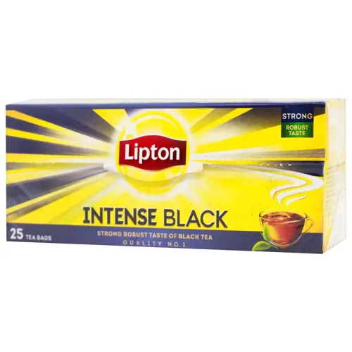 Чай чорний Lipton Intense Black 2,3г х 25шт