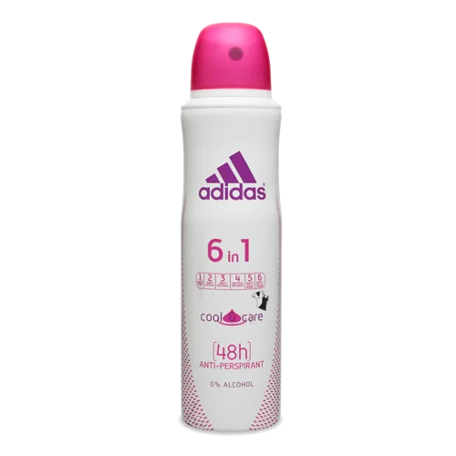 Дезодорант-антиперспірант Спрей Cool&Care 6 in 1 Adidas, 150 мл