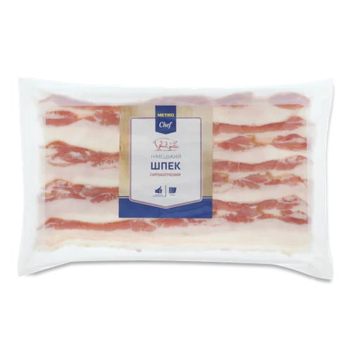 Шпек Сиров'ялений Німецький Metro Chef, в/у, 150г