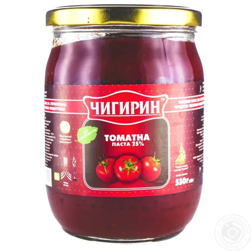 Томатна паста Чигирин 25% 0,5л