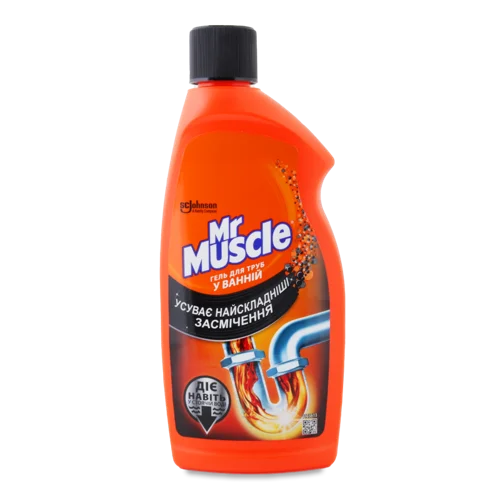 Гель Для Прочищення Зливних Труб Ванна Mr.Muscle, 500мл