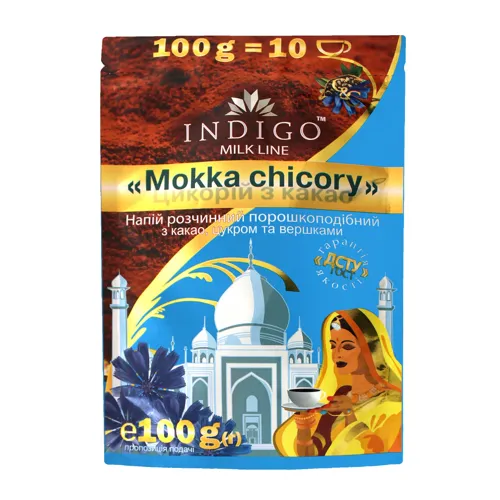 Цикорій з какао розчинний порошкоподібний Mokka Indigo д/п 100г