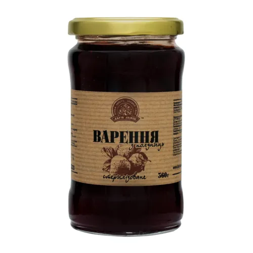 Варення з полуниць Дари Ланів скляна банка 360г